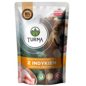 Turna - mokra karma dla psa - Z indykiem i marchewką 500 g